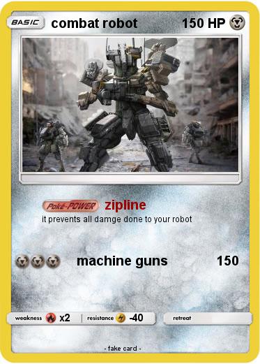 Pokemon combat robot Pokemon combat robot