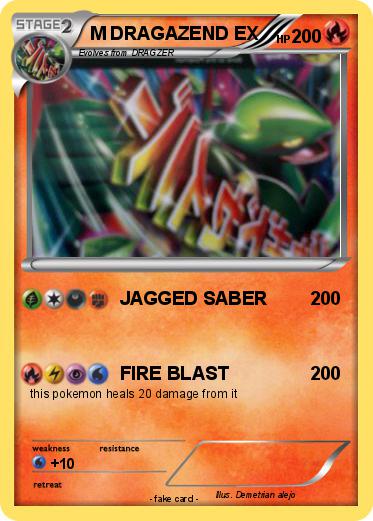 Pokemon M DRAGAZEND EX
