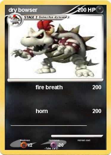 Pokemon dry bowser
