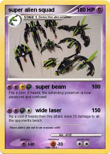 Pokemon super alien squad