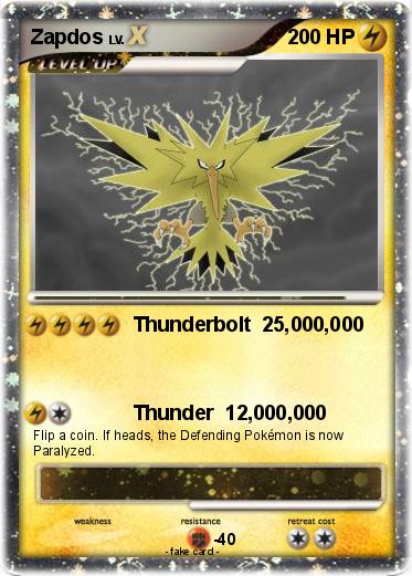 Pokemon Zapdos