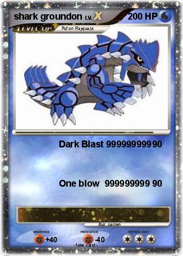 Pokemon shark groundon