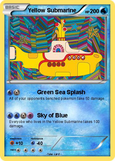 Pokemon Yellow Submarine
