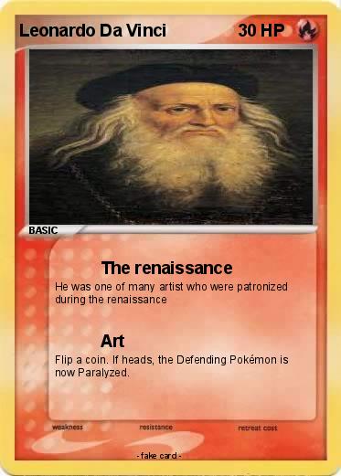 Pokemon Leonardo Da Vinci