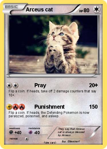 Pokemon Arceus cat