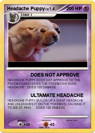 Pokemon Headache Puppy