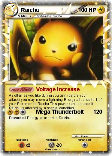 Pokemon Raichu