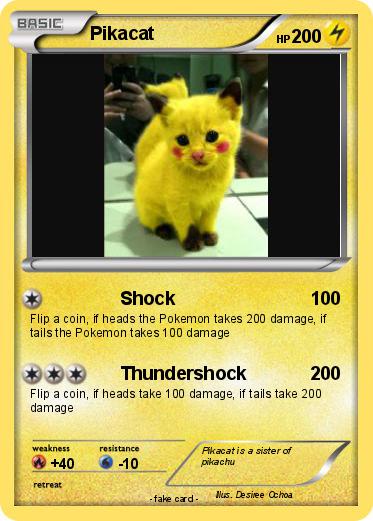 Pokemon Pikacat