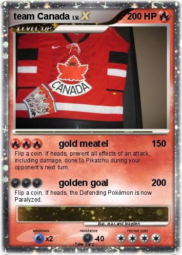 Pokemon team Canada