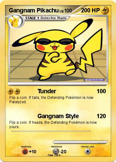 Pokemon Gangnam Pikachu