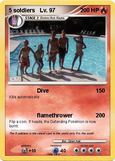 Pokemon 5 soldiers   Lv. 97