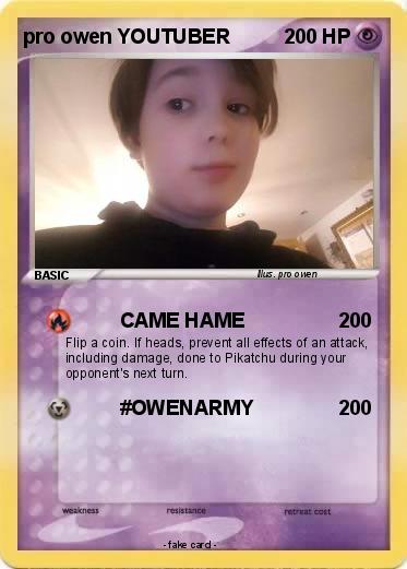 Pokemon pro owen YOUTUBER
