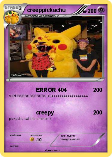 Pokemon creeppickachu