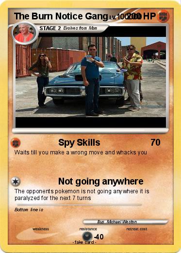 Pokemon The Burn Notice Gang