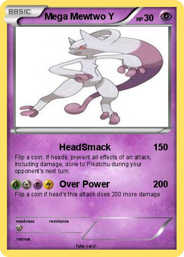 Pokemon Mega Mewtwo Y