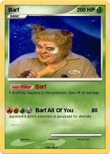 Pokemon Barf