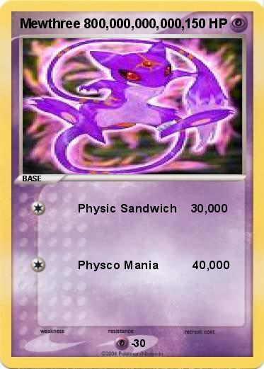 Pokemon Mewthree 800,000,000,000,