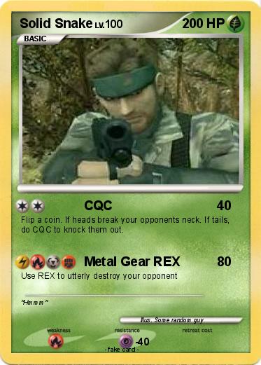 Pokemon Solid Snake