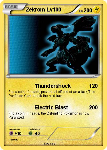 Pokemon Zekrom Lv100