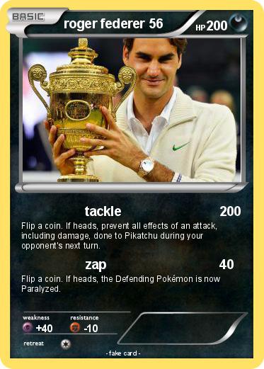 Pokemon roger federer 56