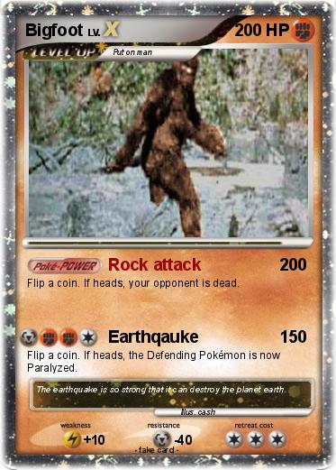 Pokemon Bigfoot