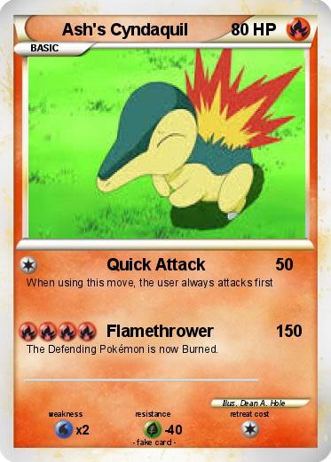 Pokemon Ash's Cyndaquil