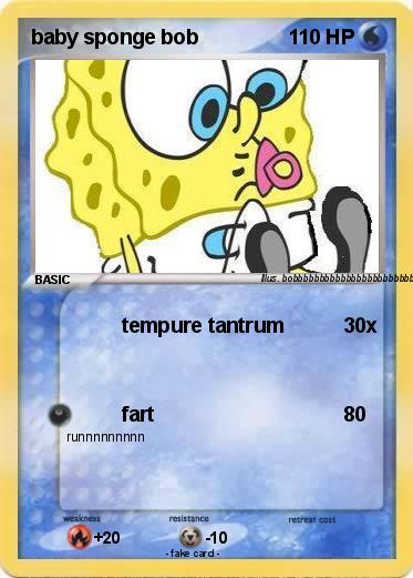 Pokemon baby sponge bob