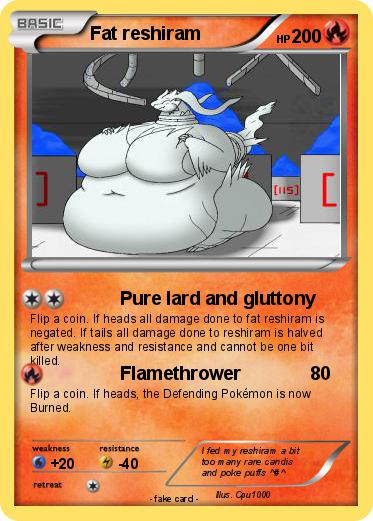 Pokemon Fat reshiram