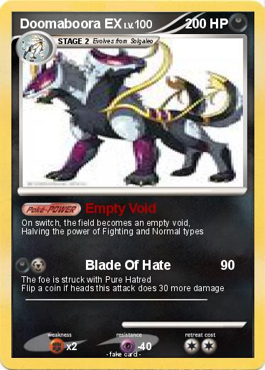 Pokemon Doomaboora EX