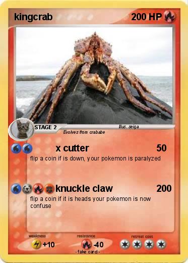 Pokemon kingcrab