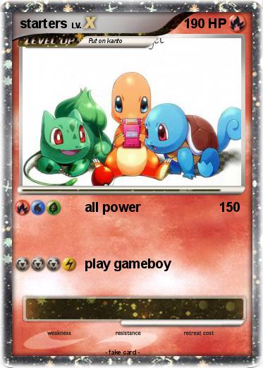 Pokemon starters
