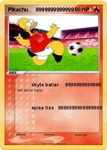 Pokemon Pikachu     9999999999999