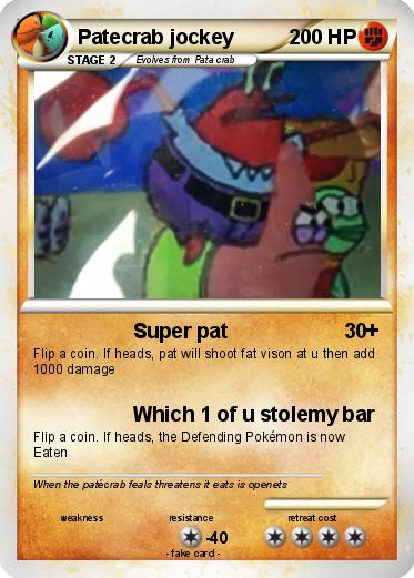 Pokemon Patecrab jockey