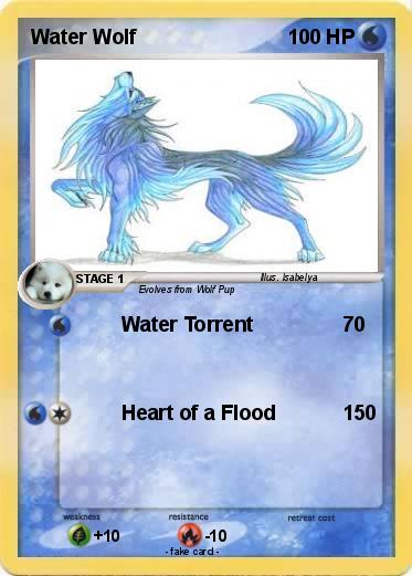 Pokemon Water Wolf