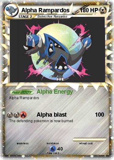 Pokemon Alpha Rampardos
