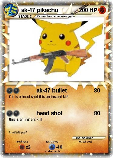 Pokemon ak-47 pikachu