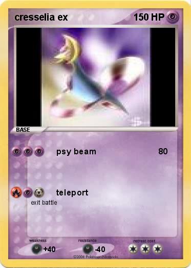 Pokemon cresselia ex