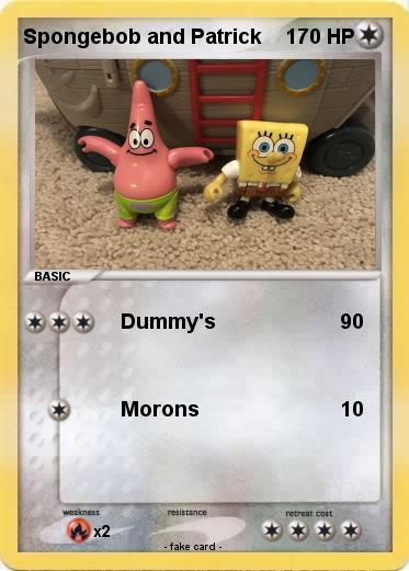 Pokemon Spongebob and Patrick
