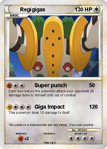 Pokemon Regigigas