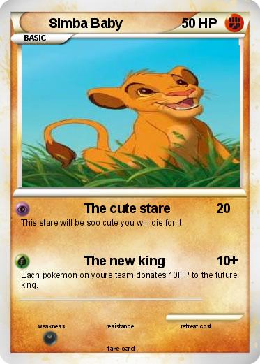 Pokemon Simba Baby
