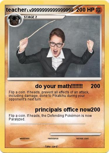 Pokemon teacher
