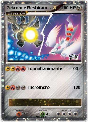 Pokemon Zekrom e Reshiram