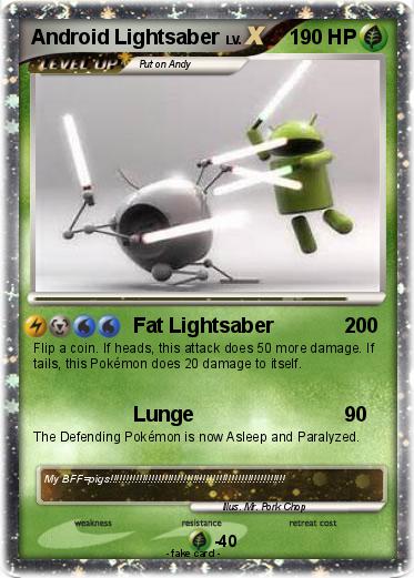 Pokemon Android Lightsaber