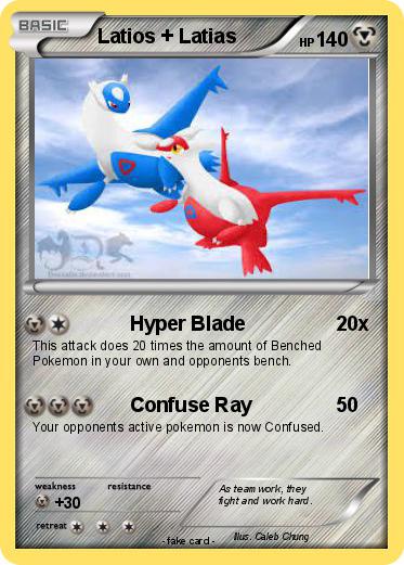 Pokemon Latios + Latias