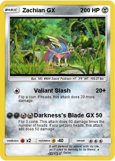 Pokemon Zachian GX