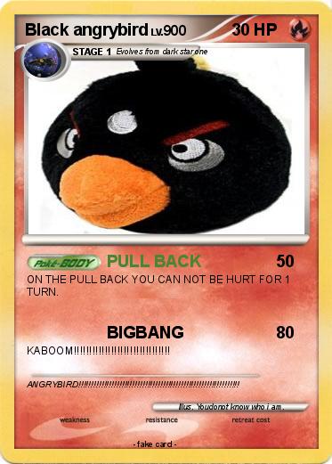 Pokemon Black angrybird