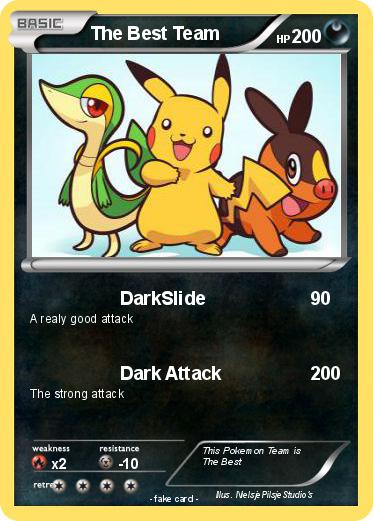 Pokemon The Best Team