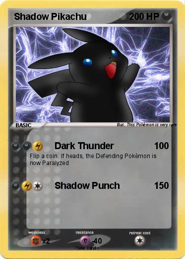Pokemon Shadow Pikachu