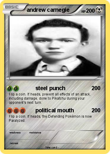 Pokemon andrew carnegie