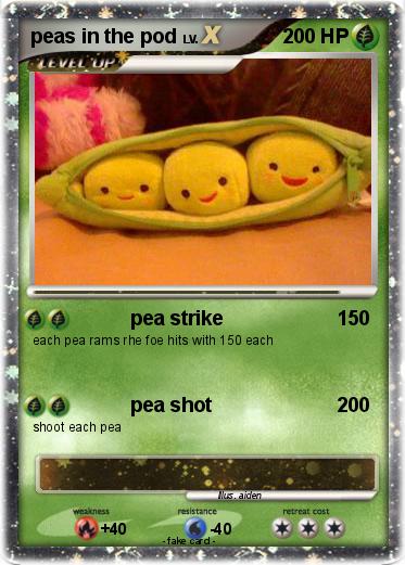 Pokemon peas in the pod